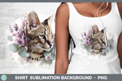 GorgeousCats Lavender and Eucalyptus Shirt design.