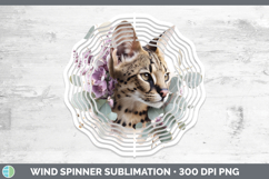 GorgeousCats Lavender and Eucalyptus Wind Spinner design.