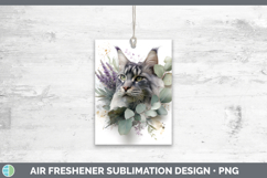 GorgeousCats Lavender and Eucalyptus Air Freshener design.