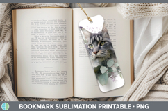 GorgeousCats Lavender and Eucalyptus Bookmark design.