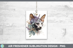 GorgeousCats Lavender and Eucalyptus Air Freshener design.