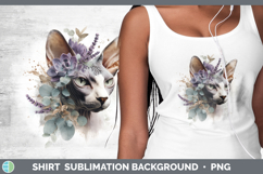 GorgeousCats Lavender and Eucalyptus Shirt design.