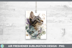 GorgeousCats Lavender and Eucalyptus Air Freshener design.