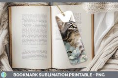 GorgeousCats Lavender and Eucalyptus Bookmark design.