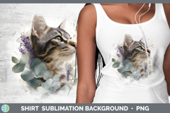 GorgeousCats Lavender and Eucalyptus Shirt design.