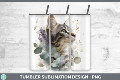 GorgeousCats Lavender and Eucalyptus Tumbler design.