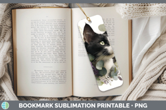 GorgeousCats Lavender and Eucalyptus Bookmark design.