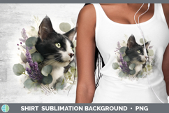 GorgeousCats Lavender and Eucalyptus Shirt design.