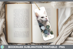 GorgeousCats Lavender and Eucalyptus Bookmark design.