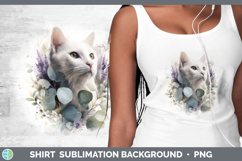 GorgeousCats Lavender and Eucalyptus Shirt design.