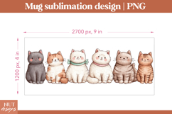 Cats mug 15oz, Best Friends Cats mug wrap, Gift for Cat love Product Image 2