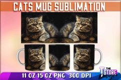 Cats Mug Sublimation Bundle|Cat 11oz Mug|Animal 15 oz Design Product Image 5