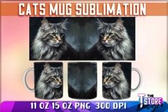 Cats Mug Sublimation Bundle|Cat 11oz Mug|Animal 15 oz Design Product Image 6