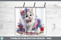 GorgeousCats Patriotic Tumbler design.