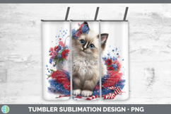 GorgeousCats Patriotic Tumbler design.