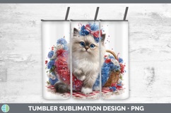 GorgeousCats Patriotic Tumbler design.