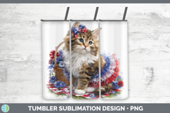 GorgeousCats Patriotic Tumbler design.