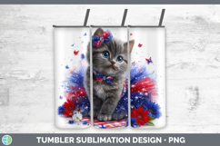 GorgeousCats Patriotic Tumbler design.