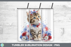 GorgeousCats Patriotic Tumbler design.