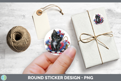 GorgeousCats Patriotic Stickers design.