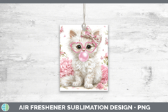GorgeousCats Pink Bubble Gum Air Freshener design.