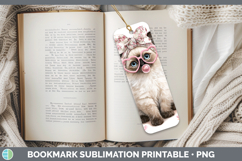 GorgeousCats Pink Bubble Gum Bookmark design.