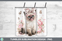 GorgeousCats Pink Bubble Gum Tumbler design.