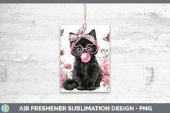 GorgeousCats Pink Bubble Gum Air Freshener design.