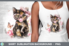 GorgeousCats Pink Bubble Gum Shirt design.