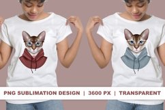Cats portraits | PNG sublimation design Product Image 1
