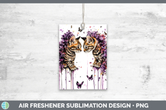 GorgeousCats Purple Drips Air Freshener design.