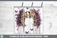 GorgeousCats Purple Drips Tumbler design.