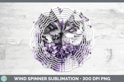 GorgeousCats Purple Drips Wind Spinner design.