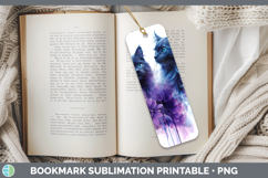 GorgeousCats Purple Drips Bookmark design.