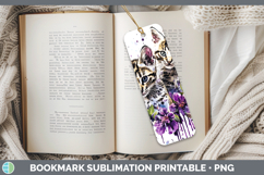 GorgeousCats Purple Drips Bookmark design.