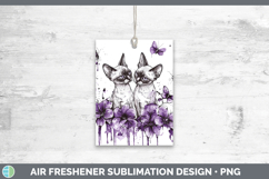 GorgeousCats Purple Drips Air Freshener design.