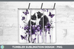 GorgeousCats Purple Drips Tumbler design.