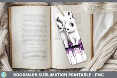 GorgeousCats Purple Drips Bookmark design.