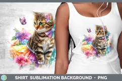 GorgeousCats Rainbow Summer Shirt design.