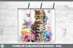 GorgeousCats Rainbow Summer Tumbler design.