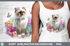 GorgeousCats Rainbow Summer Shirt design.