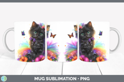 GorgeousCats Rainbow Summer Mug Wrap design.