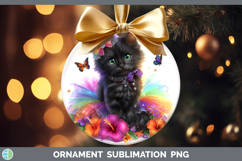 GorgeousCats Rainbow Summer Ornament design.