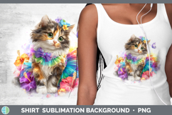 GorgeousCats Rainbow Summer Shirt design.