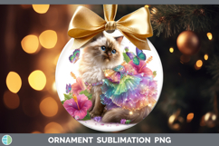 GorgeousCats Rainbow Summer Ornament design.
