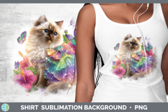 GorgeousCats Rainbow Summer Shirt design.