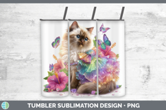 GorgeousCats Rainbow Summer Tumbler design.