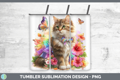 GorgeousCats Rainbow Summer Tumbler design.