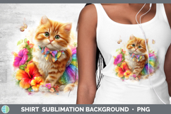 GorgeousCats Rainbow Summer Shirt design.