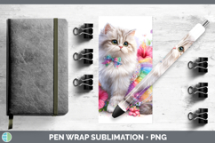 GorgeousCats Rainbow Summer Pen Wrap design.